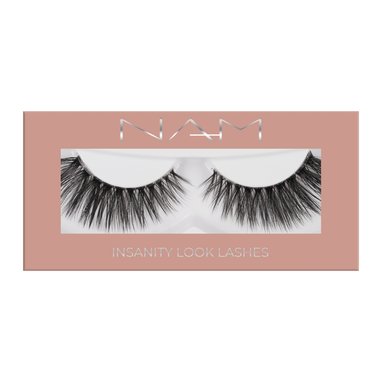 NAM Sztuczne rzęsy na transparentnym pasku Insanity Look Lashes