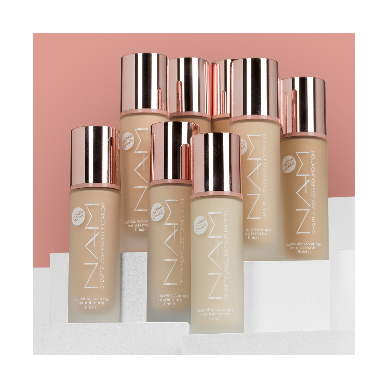 NAM Kryjący i matujący podkład Smart Flawless Foundation