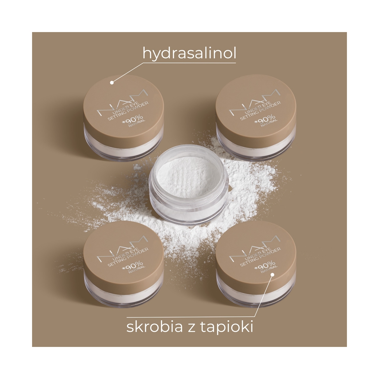 NAM Wygładzający puder pod oczy Under Eye Setting Powder