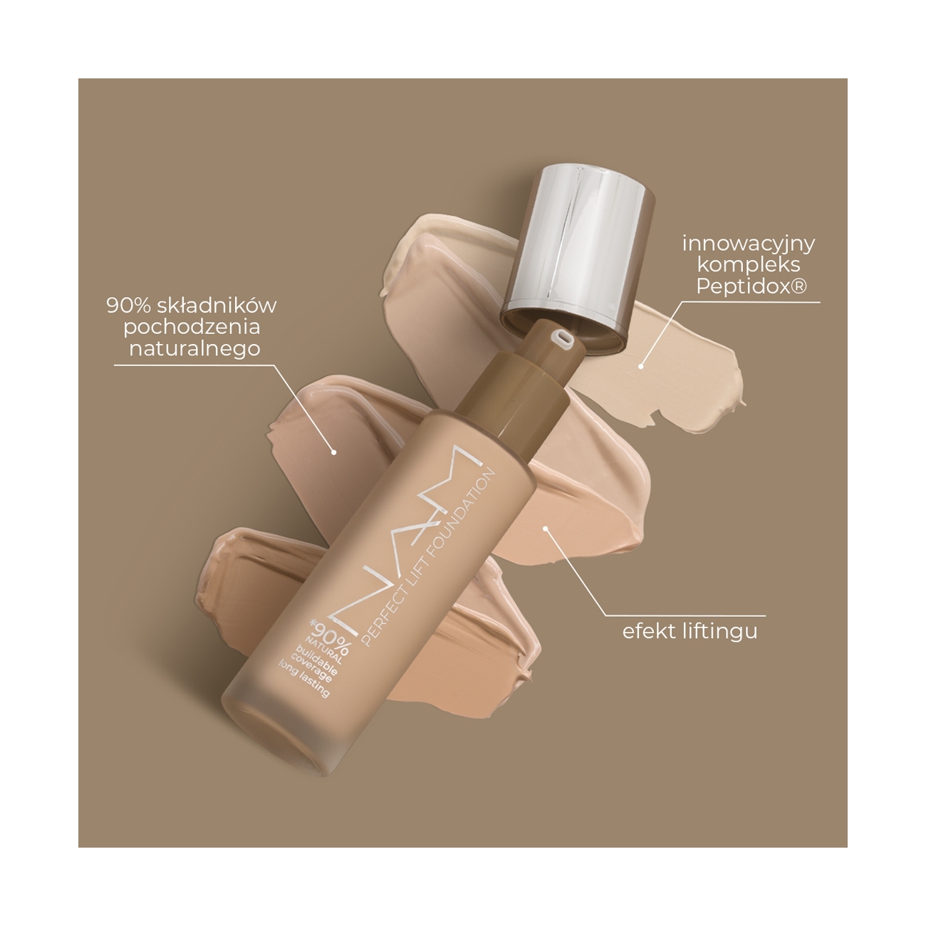 NAM Liftingujący i nawilżający podkład Perfect Lift Foundation