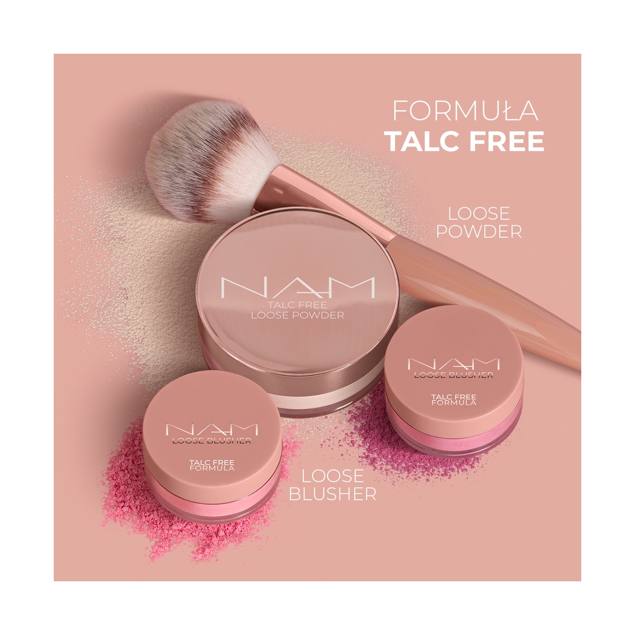 NAM Sypki puder wygładzający Talc Free Loose Powder