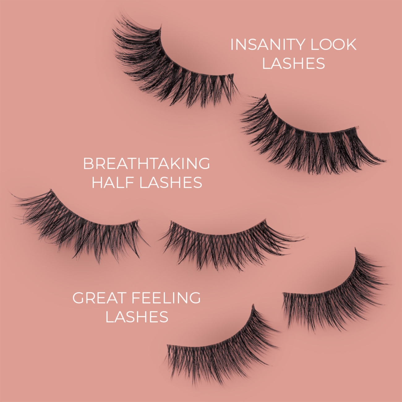 NAM Wydłużające i zagęszczające poł&oacute;wki rzęs Breathtaking Half Lashes