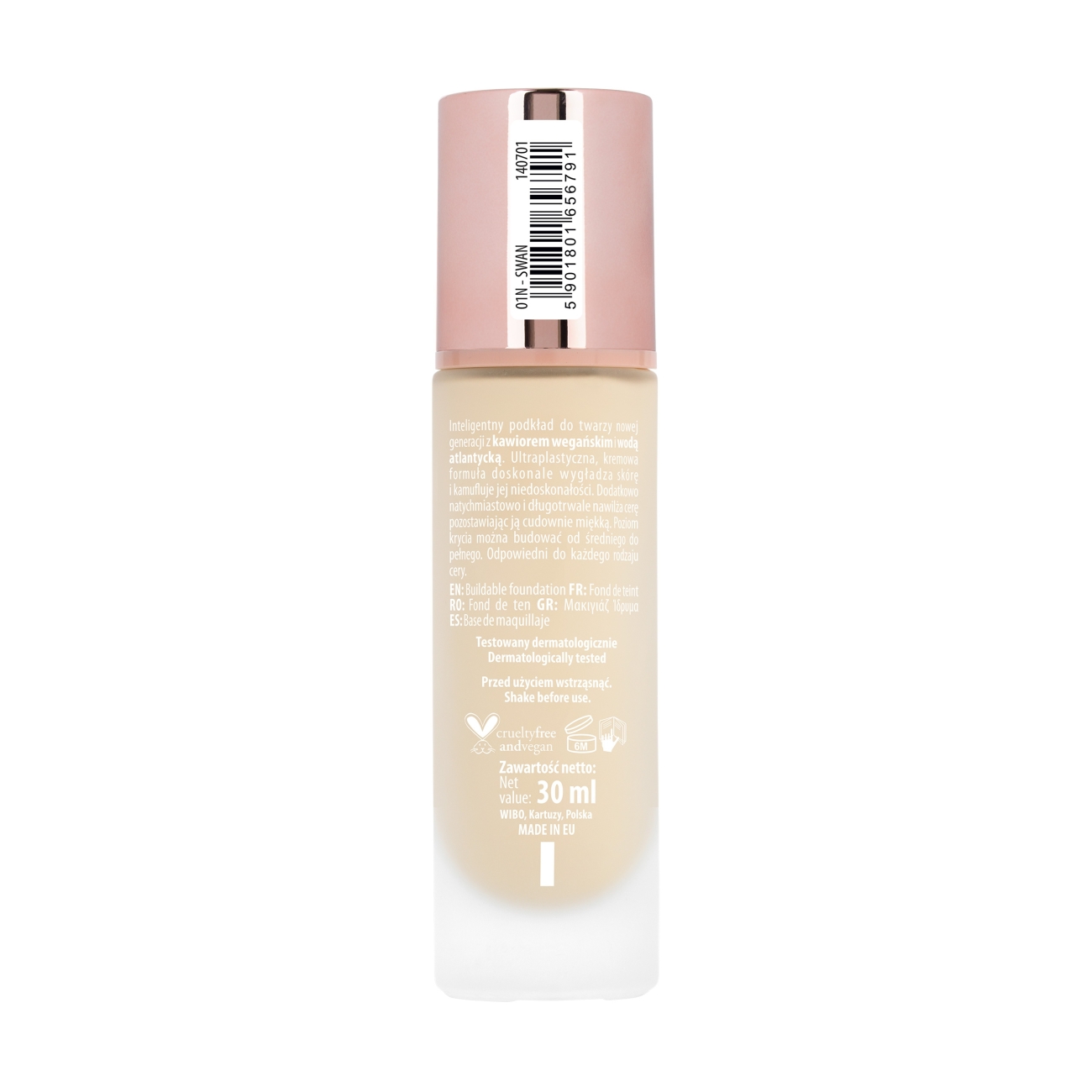 NAM Kryjący i matujący podkład Smart Flawless Foundation