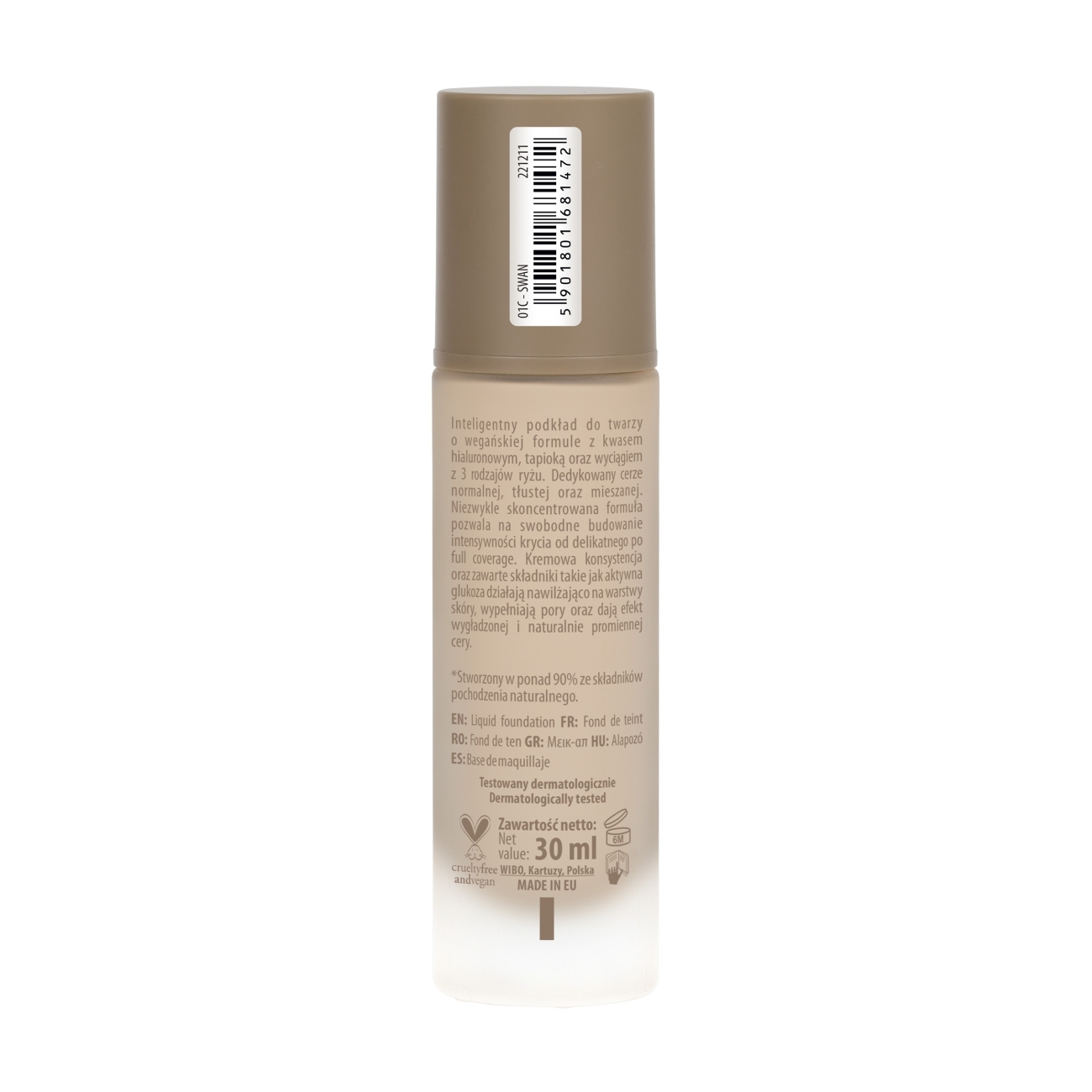 NAM Lekki pielęgnacyjny podkład do twarzy Real Skin Foundation