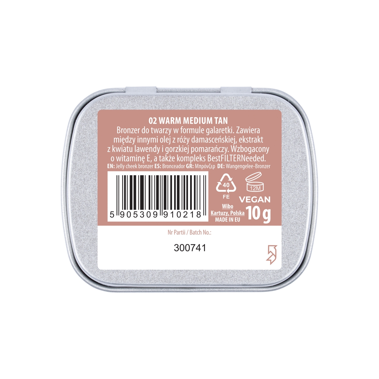 NAM Bronzer do twarzy w formule galaretki Smart Jelly Bronzer